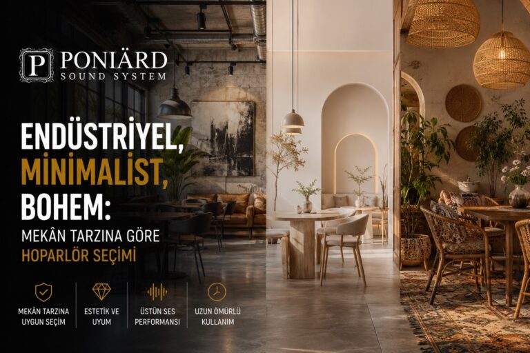 Endustriyel Minimalist Bohem Mekan Tarzina Gore Hoparlor Secimi