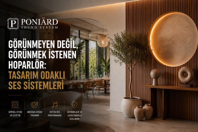 Gorunmeyen Degil Gorunmek Istenen Hoparlor Tasarim Odakli Ses Sistemleri